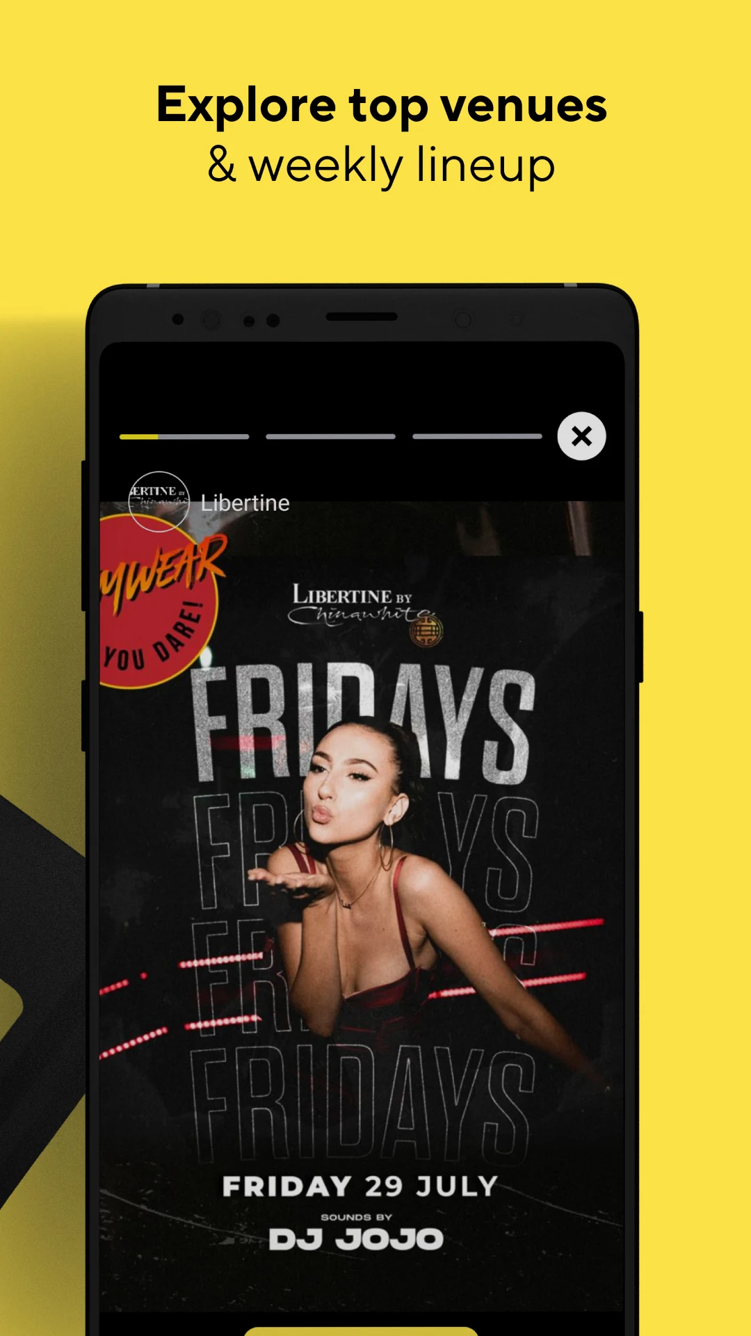 Nightclub Booking Subnight screenshot