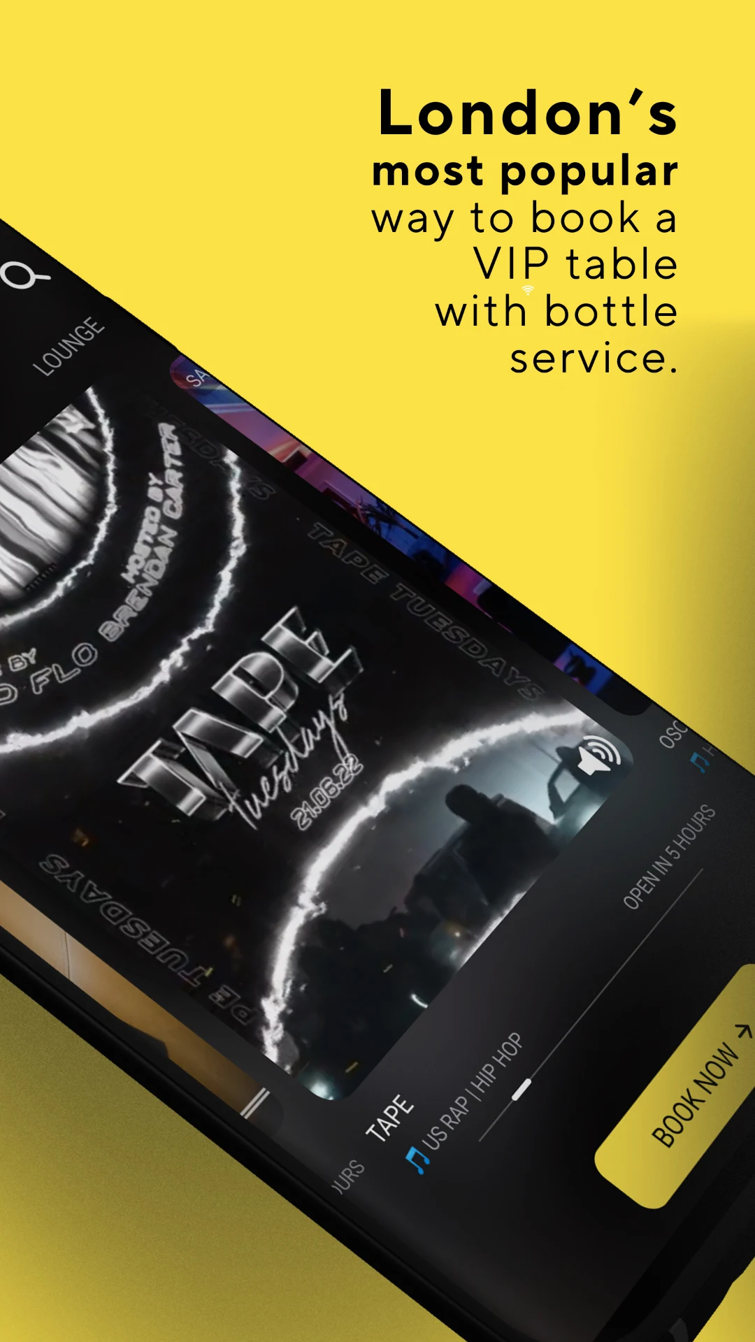 Nightclub Booking Subnight screenshot
