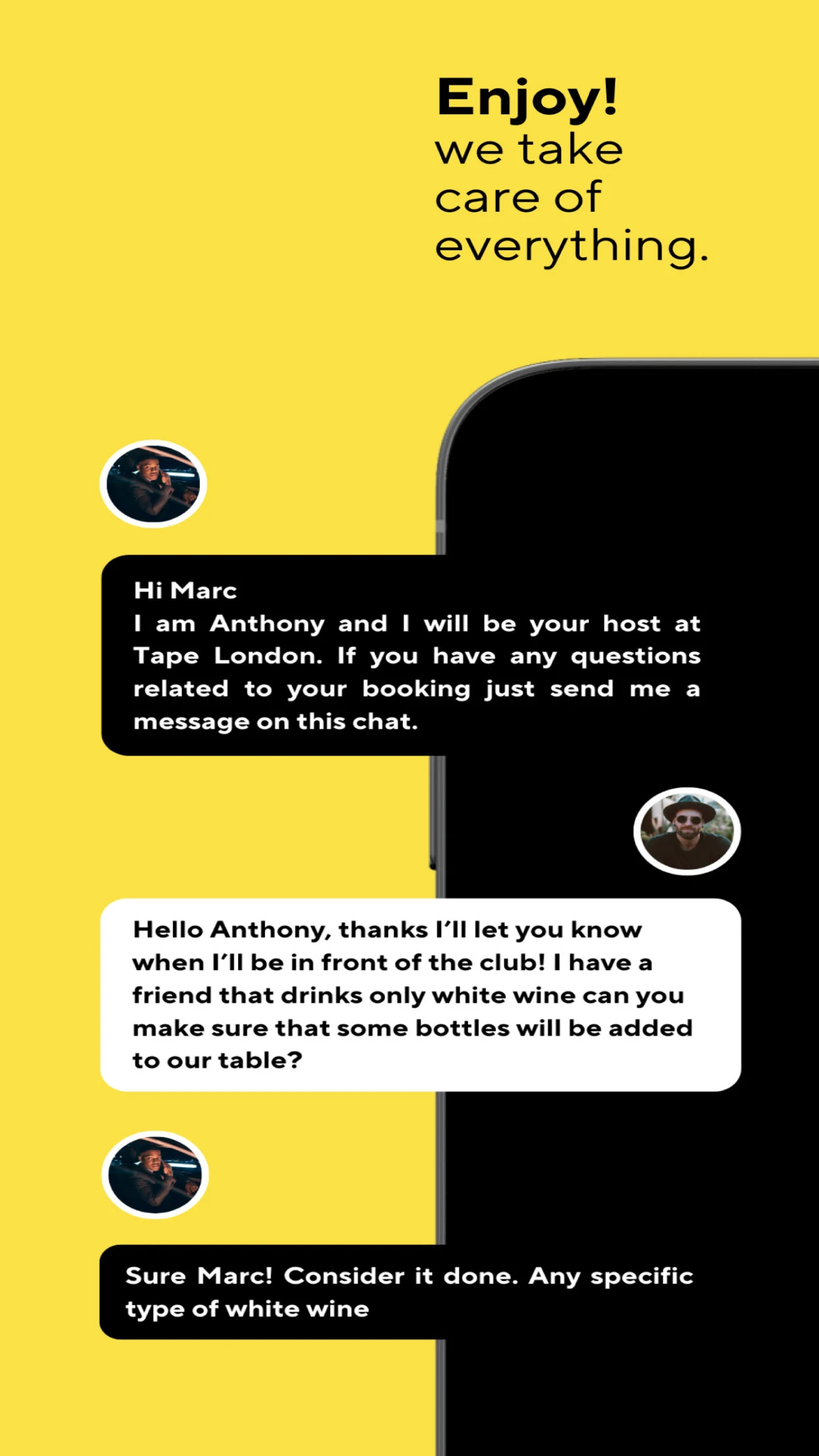 Nightclub Booking Subnight screenshot